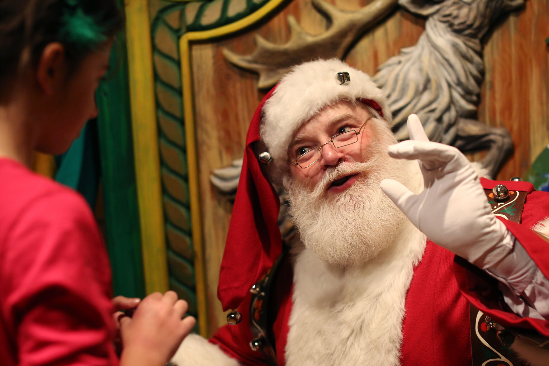 Santa's first day in Santa Land